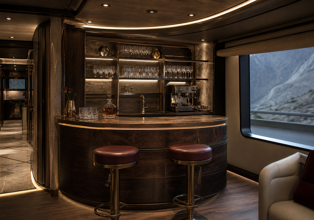 Atelier Noir Espresso galley