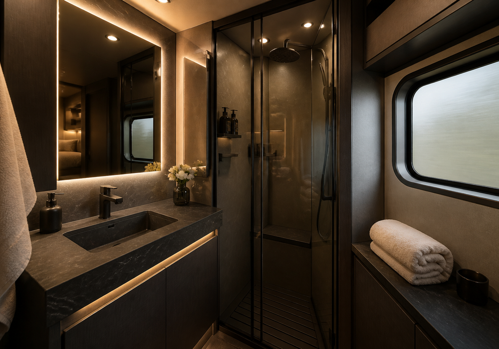 Emerald Sleeper Rain-shower suite
