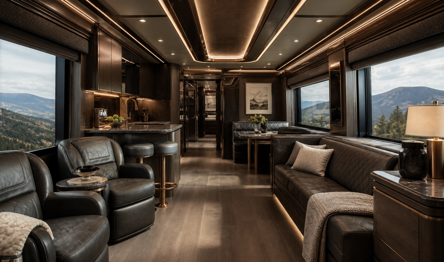 Premium coach interior